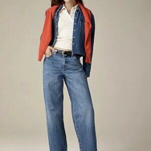 J.Crew '84 Lower-rise Wide-Leg Jeans 26T